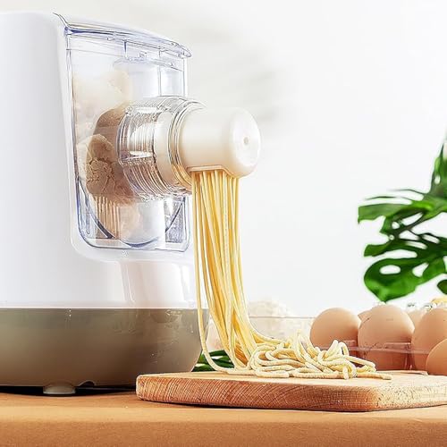 Elektryczna maszynka do makaronu, automatyczna maszyna do robienia makaronu z 13 formami, do 650 g, mikser do ugniatania ciasta mąki, do domowego makaronu, spaghetti, fettucine i penne