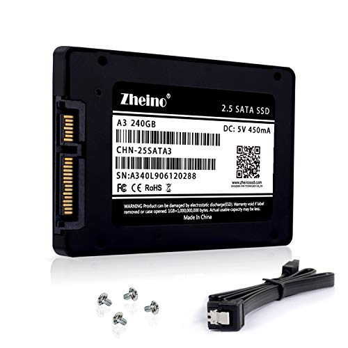 Amazon | Zheino SSD 240GB 内蔵2.5インチ 7mm 3D Nand 採用