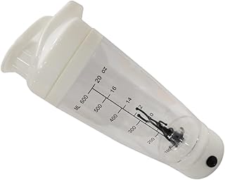 Tofficu Protein Powder Shaker Bottle USB Portable Blender Protein Shaker Bottle Shaker Cups Protein Drink Shaker Cup Mixer Mixing Cup Flasks Tornado Mix Bottle Tornado Shaker White Battery
