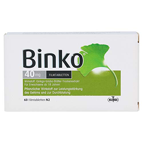 Preisvergleich Produktbild BINKO 40 mg Filmtabletten 60 St