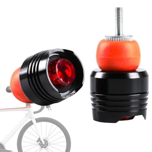 Señales de giro para bicicleta, luz de seguridad para manillar de bicicleta, 2 luces LED para manillar de ciclismo, equipo de ciclismo, luz de advertencia de conducción nocturna para seguridad y