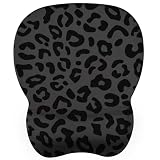 EooCoo Ergonomic Mouse Pad with Wrist Support, Mousepad with Memory Foam Wrist Rest and Non-Slip Base for Computer, Cafe, Home & Office, 9.64 x 8.26 in Office Desk Accessories