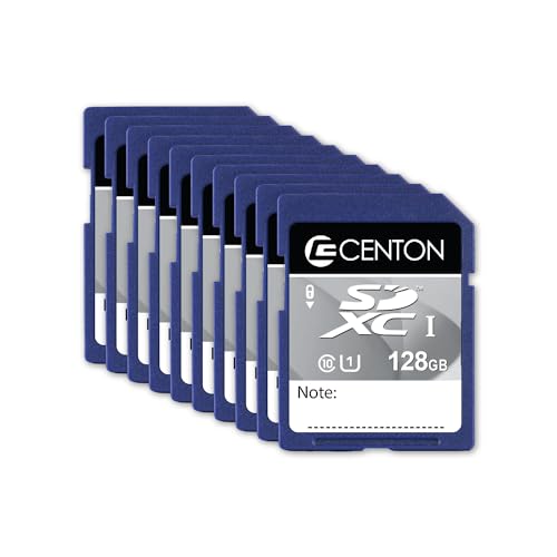 Centon MP SDXC Card,UHS1,128GB 10 Pack