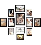 HAMITOR Picture Frames Set for Wall Decor- 12 Pack Gallery Wall Frames Set, Collage Photo Frames ...