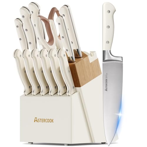 Astercook 14-Piece Full Tang Knife Set