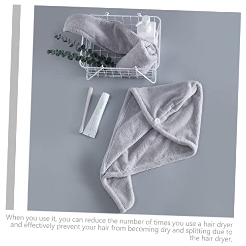 POPETPOP 12 Peças Touca De Cabelo Seco Envoltório De Cabelo Encaracolado Turbante Toalhas De Banho D