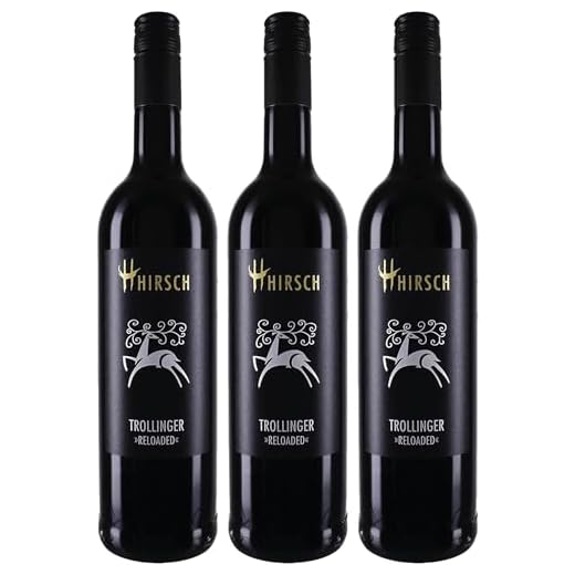 Christian Hirsch Trollinger Rotwein rot trocken Deutschland inkl. FeinWert E-Book (3 x 0.75 l)