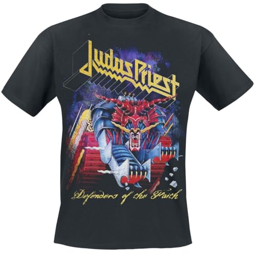 Judas Priest Defenders Blowup Männer T-Shirt schwarz XL 100% Baumwolle Band-Merch, Bands
