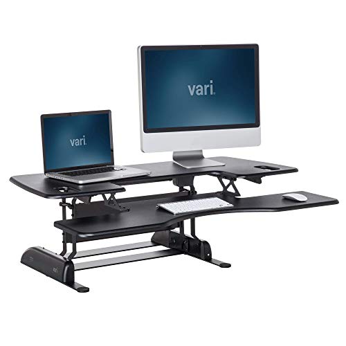 VariDesk Pro Plus 48 by Vari – Height Adjustable Standing Desk Converter –