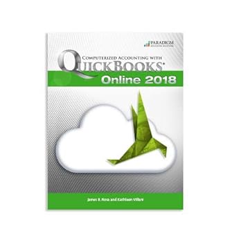 Computerized Accounting with Quickbooks 2018 Online and Text