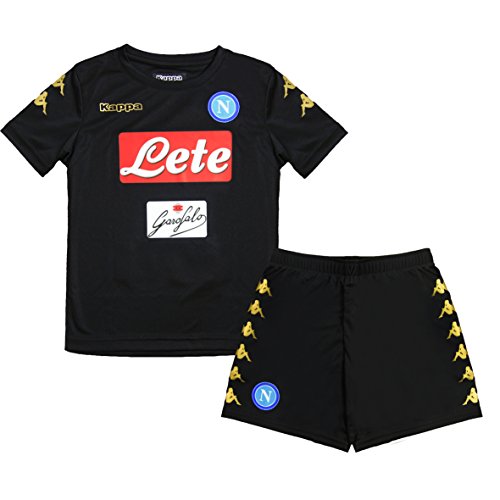 KAPPA kombat kit Napoli black / nero 16/17 (4Y)
