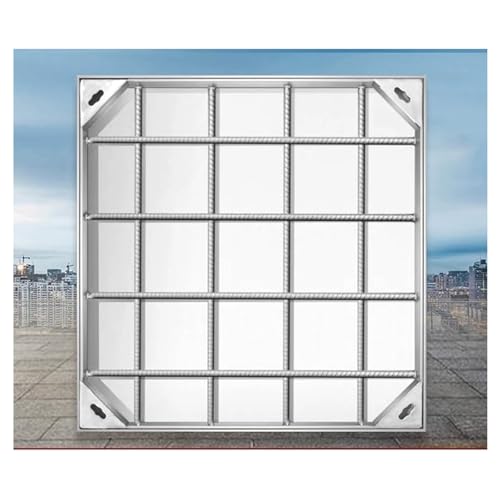 Couvercle de drain antidérapant en inox 304 pour regard extérieur