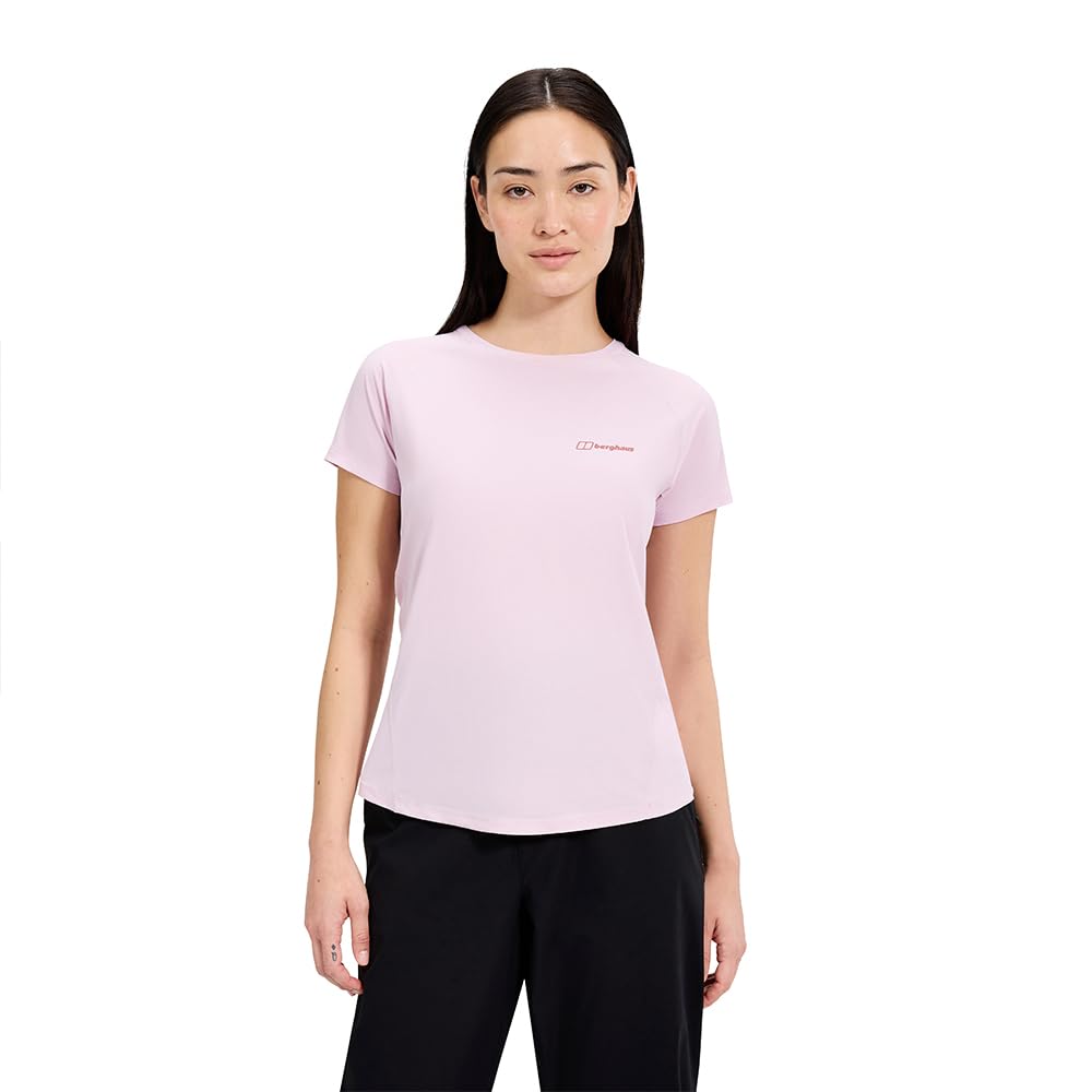 Berghaus Women's 24/7 Tech Crew T-Shirt - Pink - 12