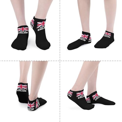 Made in England British Flag Union Jack Ankle Socks for Men Women Cushion Running Low Cut Socks4
