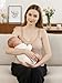 Ninee Womens Maternity Nursing Tank Tops with Built in Bra for Breastfeeding Adjustable Straps Camisoles Cami Tanks (Light Khaki,Medium)