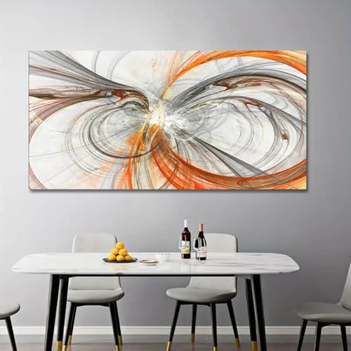 Impression d'art mural géométrique et affiche décorative abstraite salon 65x130cm - 2
