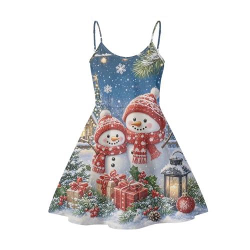 Image of Coloranimal Women's Summer Sleeveless Casual Swing Dresses with Loose Fit Beach Sundress