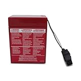 Technical Precision 00801-0712 6 Volt Red Battery for Electric Ride-On Vehicles