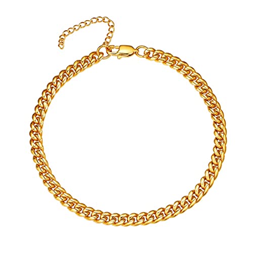 PROSTEEL Cuban Link Ankle Bracelet