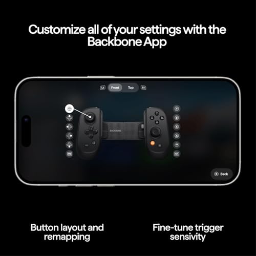 Image of BACKBONE Pro Gaming Controller for iPhone 15 /16 /17 & Android, USB-C /Bluetooth Controller, Stream Xbox, Play Call of Duty, PlayStation via iOS Remote Play (Pack of 2)