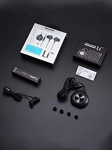Bluedio Earphones, Li Pro Wired Earbuds In-Ear Magnetic Headphones with Mic, 7.1 Channel Virtual USB Surround Stereo, Noise Isolating for Computer, Smartphones, PSP which Support 3.5mm (Black)