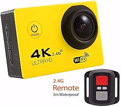 Kumiy 4K HD Sports DV Outdoor Waterproof Dive Camera Wifi Sports Camera yellow Kumiy 4K HD Sports DV Outdoor Waterproof Dive Camera Wifi Sports Camera yellow