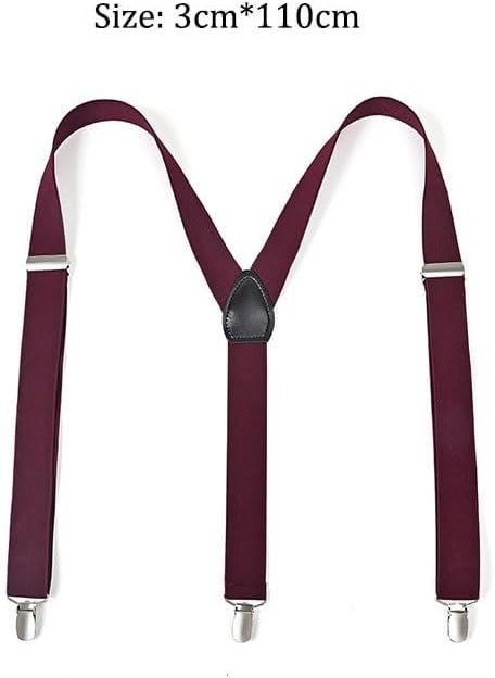 Man Formal Wear Polyester Suspenders Crossed Y Type Classic Versatile Trousers Matching Leisure Commuting