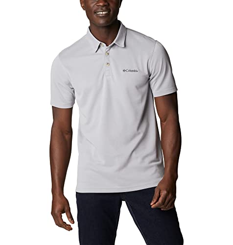 Columbia Homme Nelson Point Polo, Columbia Grey 039, XXL EU