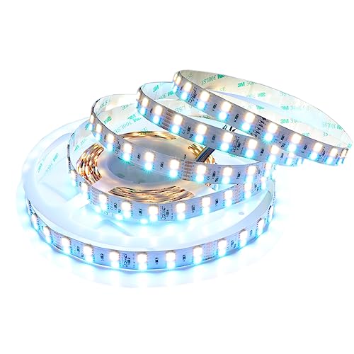 Tira LED RGB+CCT 16.4ft 24V SMD5050 Doble Fila miniatura 1