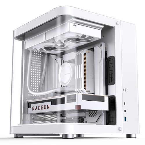 JONSBO TK-1 White Micro ATX Mini Tower Computer CASE, Hyperboloid