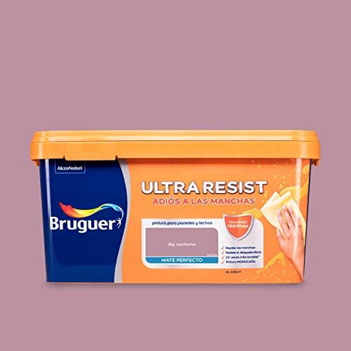 Bruguer ULTRA RESIST Pintura para paredes ultra lavable Lila Noct...
