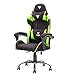 Itek Gaming Chair Rhombus FF10, Tessuto, Nero-Verde, Normale