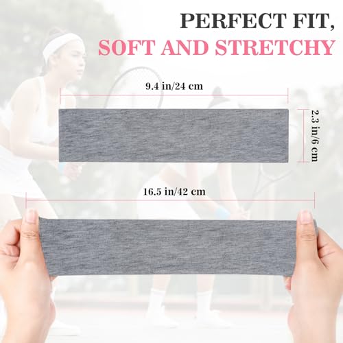 Image of 8 Pack Headbands for Women, Elastic Soft Hair Bands Non Slip Women's Fashion Headbands for Daily Workout Yoga Running