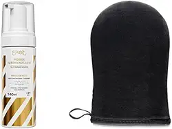 Kit Mousse Autobronzeador 140ml + Luva