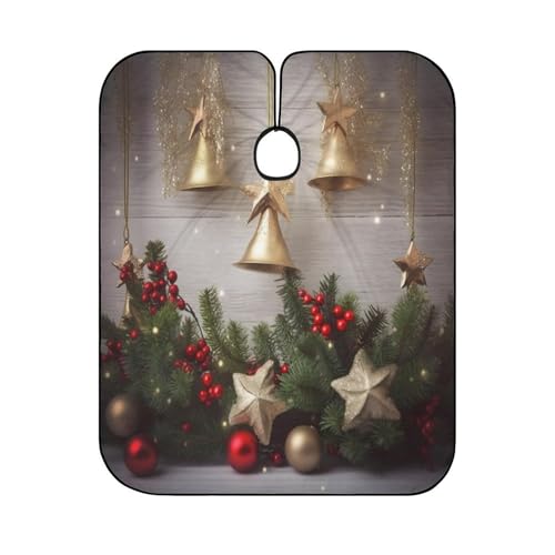Capa de Corte con Árbol y Campanas de Navidad para Adultos miniatura 6