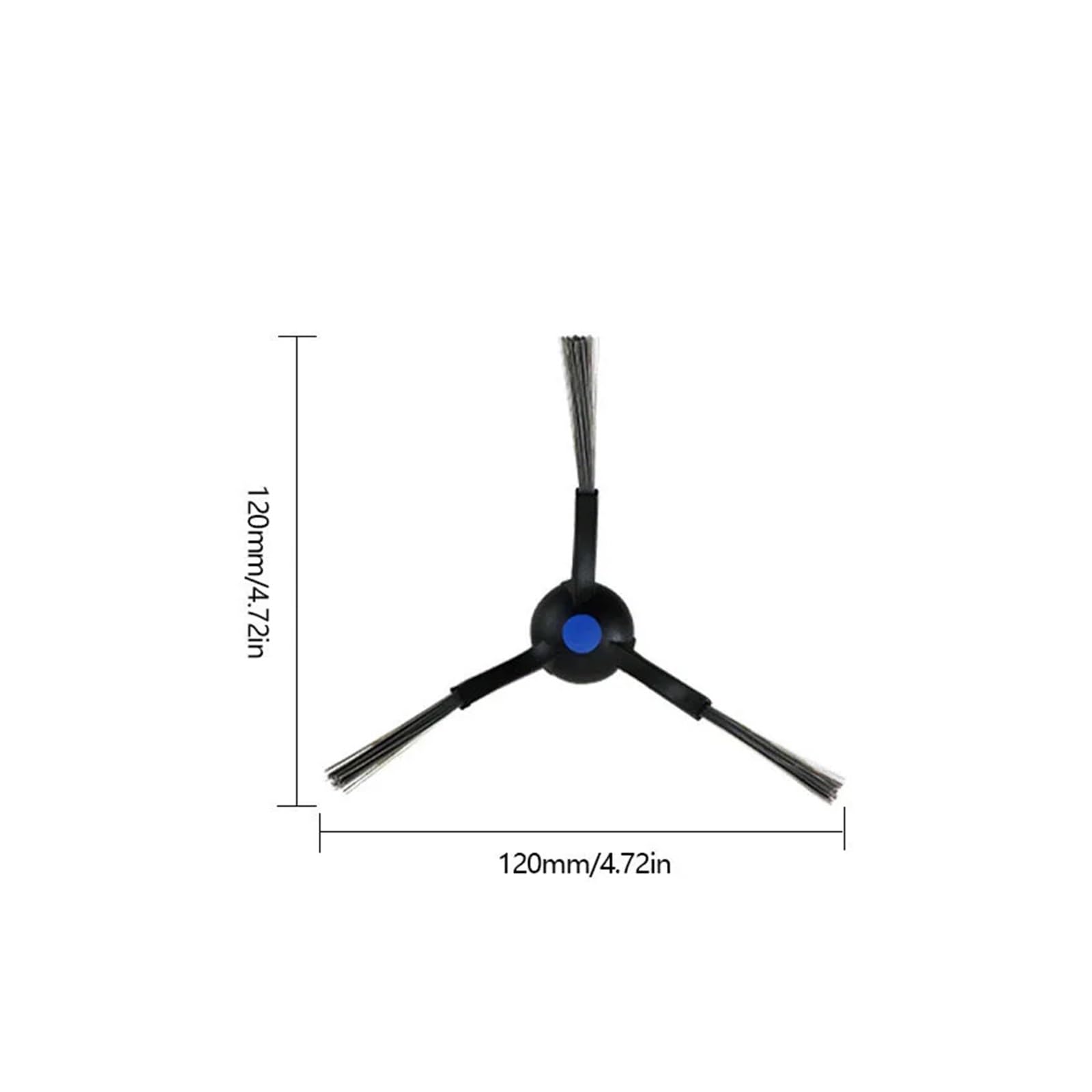 Compatible con Ecovacs Debot N30 Omni / N30 Pro Omni Robot Aspiradora, accesorio de pieza de repuesto para cepillo lateral principal, filtro HEPA y bolsa de polvo (marrón)
