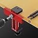 Cabinet Door Positioning Tools,Adjustable Aluminum Alloy Mount Locator,Versatile Hardware Jig for Woodworking