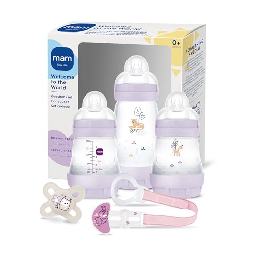 MAM Easy Start Anti-Colic Welcome Set (Lila/Reh/Tiger)