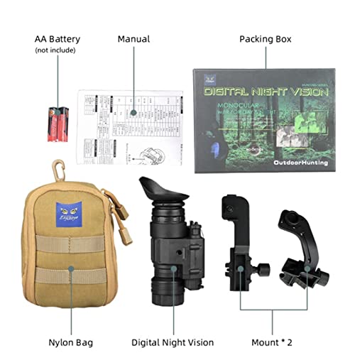 LMYYDES Casco PVS14 Visione Notturna Monoculare