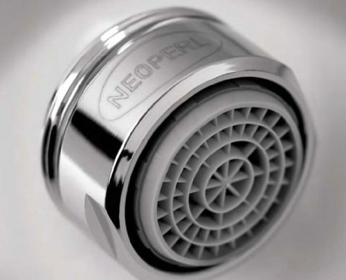 Neoperl Smart Care 1.0 Gpm/Soft Cascade Stream Faucet Aerator Pressure Compensating | Rubber Tip Easy Clean Bottom | Serious Flow Control #TOP4