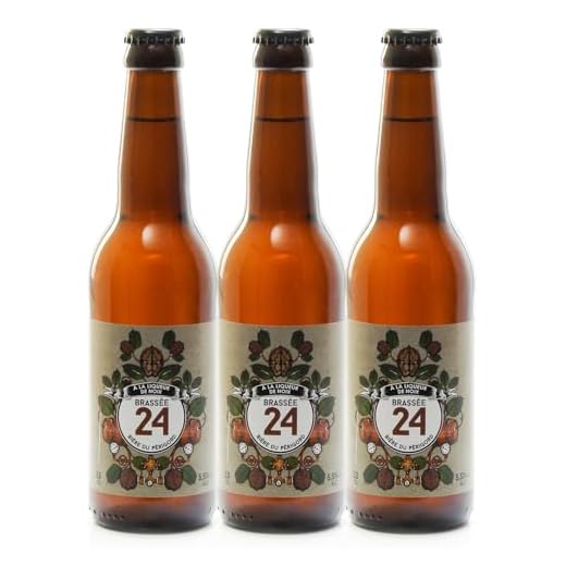 Lot de 3 Bières Brassée 24 à la Liqueur de Noix Brasserie de Sarlat 33cl