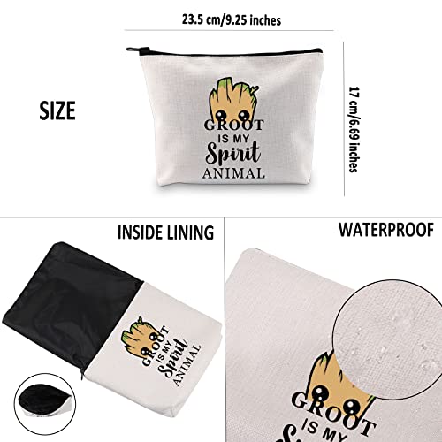 PYOUL Groot Lover Gift Groot is My Spirit Animal Makeup Bag Groot Fan Cosmetic Bag for Fans (Groot Bag EU) - Image 3