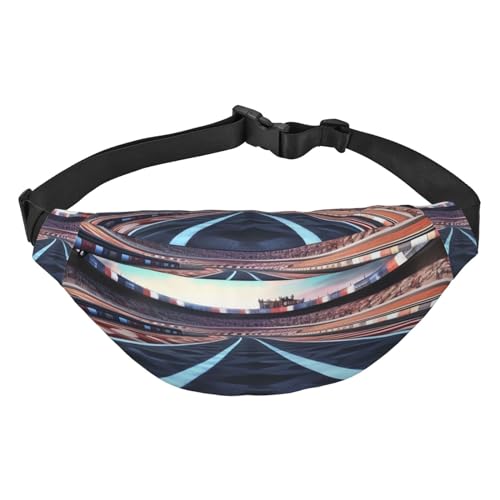 Sac banane tendance noir pour vos sorties urbaines et voyages avec sangle réglable