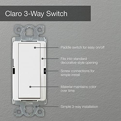 Lutron-Claro-OnOff-Switch-For-All-Light-Bulbs-Sources-and-Motor-Loads-15-Amp-3-Way-CA-3PS-WH-White