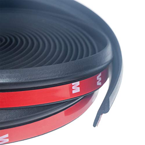 Universal Z-Shape Trim Car Door Rubber Seal,Door Edge Guards Weatherstrip Hollow for Car Truck Motor Protector 33Ft(10M)