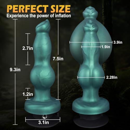 Adjustable Thickness Squirting Dildo and Inflatable Fantasy Toy - Image 4