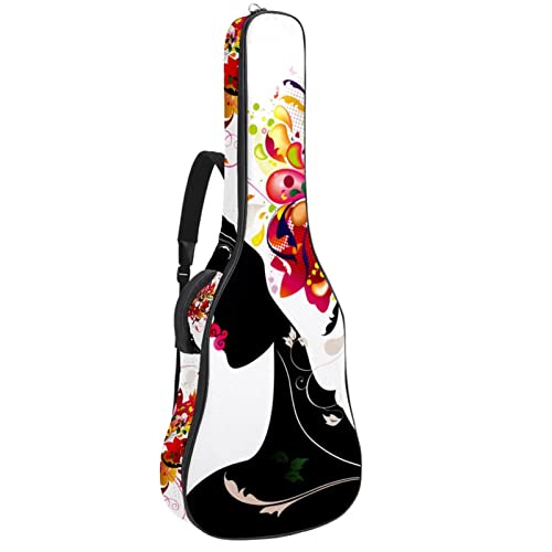 Housse étanche pour guitare acoustique avec double bandoulière et poche Motif tortue de mer dorée, Multicolore 08, 42… - Les Beatles, Paul McCartney, John Lennon, RIngo Starr, George Harrison Housse étanche pour guitare acoustique avec double bandoulière et poche Motif tortue de mer dorée, Multicolore 08, 42…