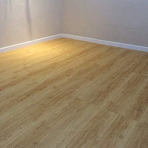 EasyFloor© Selbstklebende Bodenfliese Vinylboden Natur Eiche Holzoptik abziehen und aufkleben Fliese 15 x 90 cm 35 Stück Holzboden für Küche Wohnzimmer und Badezimmer Bodendielen