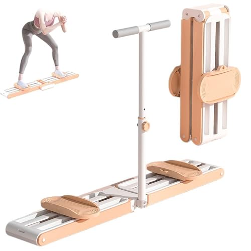 Simulador De Esquí, Ejercitador De Esquí Plegable, Instrumento De Entrenamiento De Fuerza Central Con Reposabrazos Extraíbles, Para Entrenamiento Cardiovascular En Interiores Y De Fuerza De Cintura.