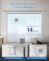 ECOVACS WINBOT W2S Omni Fensterputzroboter mit Multifunktionsstation, intelligenter Bis-an-den-Rand-Reinigung mit TruEdge™, Aufladen während des Betriebs, DREI Wasserdüsen, 12-stufigem Schutz – Ansicht 6